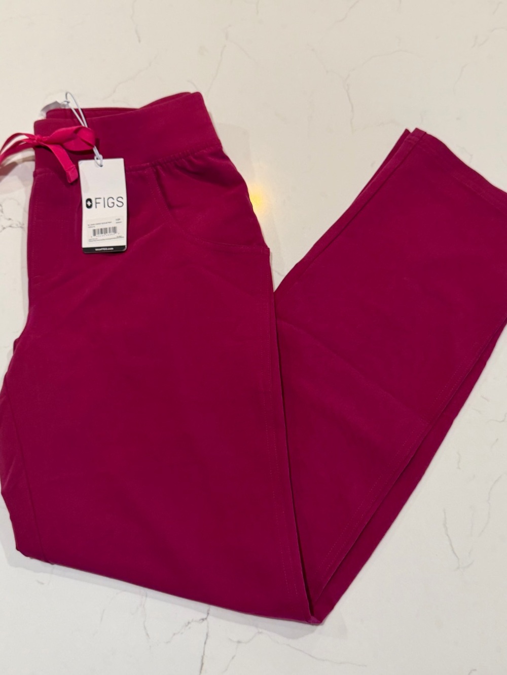 Figs Dark Magenta Kade Cargos